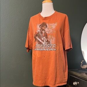 Distressed Vintage Jimmy Hendrix tee shirt
